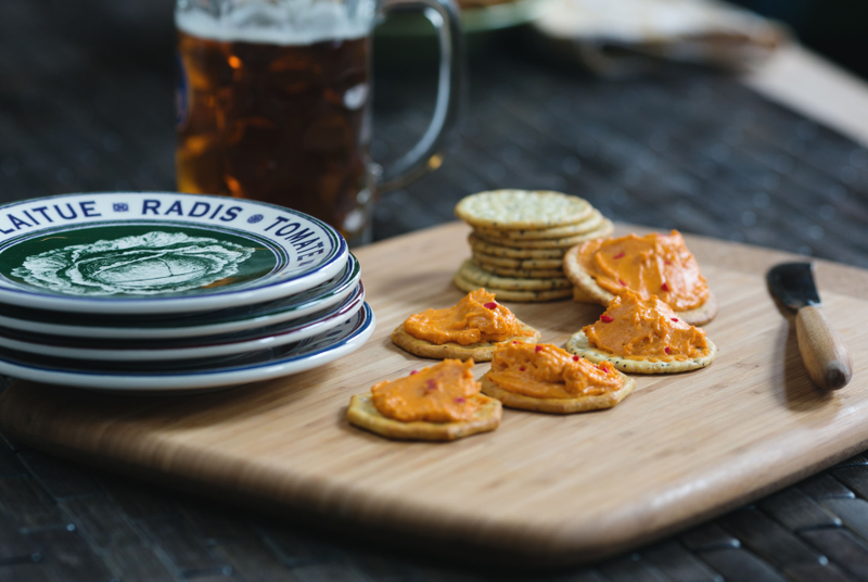 An interpretation of Kentucky beer cheese from Floyd, Kentucky (Photo: Sam Hornie)